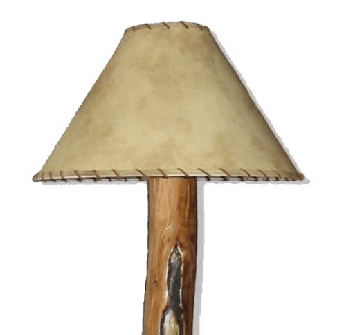 Faux leather lampshade - image 2