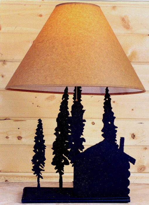 Rustic iron cabin lamp - image 3