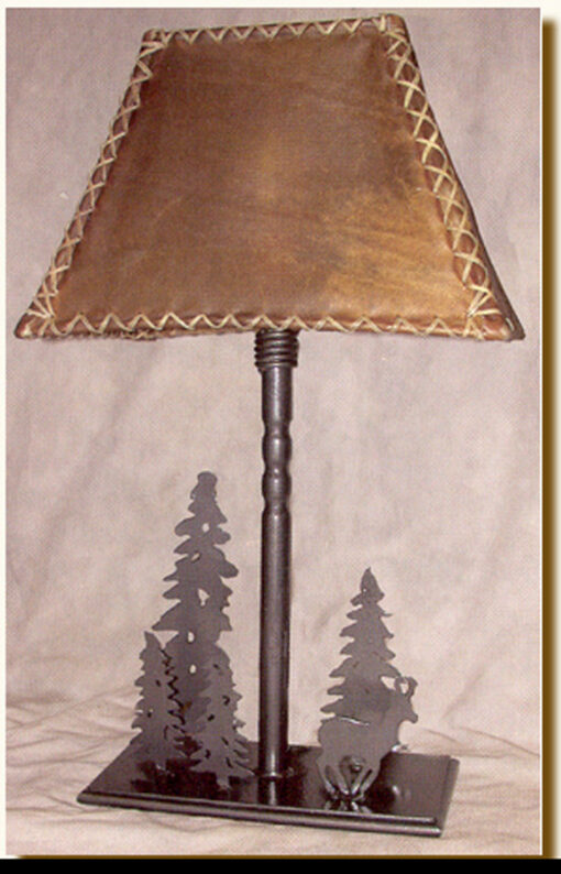 Rustic iron cabin lamp - image 2
