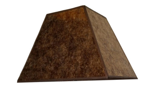 Mica recntangle rustic lamp shade