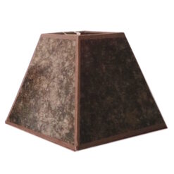 Mica square rustic lamp shade