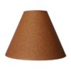 Paper Round Rustic Lamp Shade - Tan