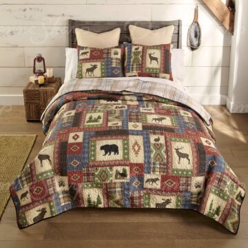 Rustic bedding