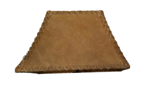 Rawhide rectangle rustic lamp shade