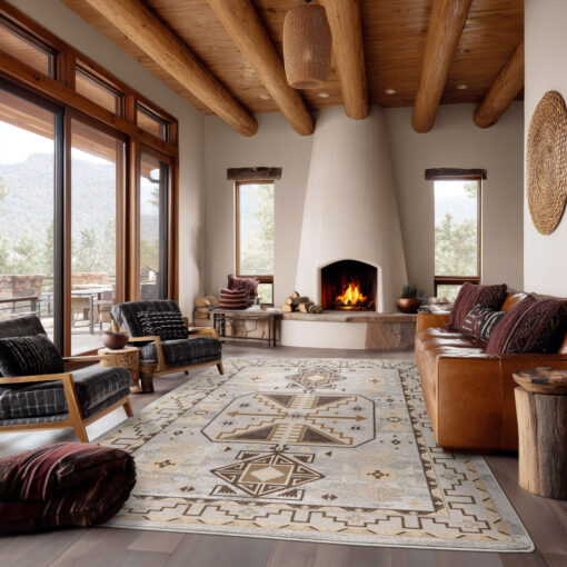Copper canyon - burnished rustic rug by american dakota - image 2