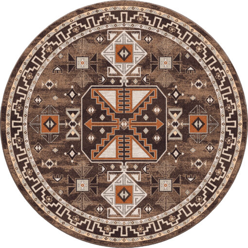 Copper canyon - coffee rustic rug by american dakota - image 3