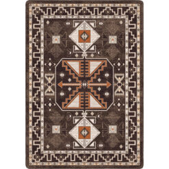 Copper canyon - coffee rustic rug by american dakota