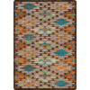 Diamond Path - Rust Rustic Rug by American Dakota