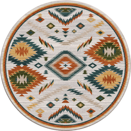 Interlaced horizon - linen rustic rug by american dakota - image 3