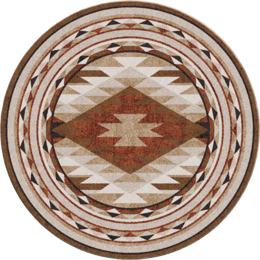 Sallisaw - vintage brown rustic rug by american dakota - image 3