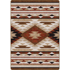 Sallisaw - vintage brown rustic rug by american dakota