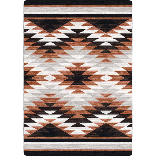 Starburst - mother clay rustic rug by american dakota