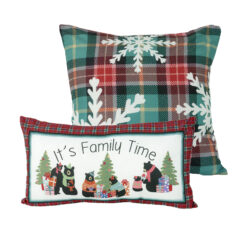 Decorative pillow set, holiday love