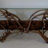 deer antler sofa table