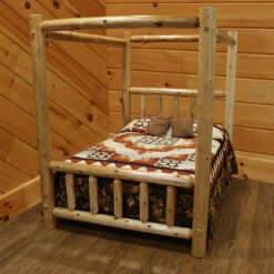 Log Canopy Beds