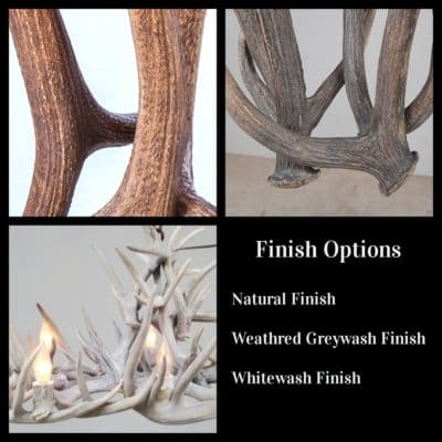 Elk Antler Bar Stool - Leather Seat 2 Elk antler bar stool - leather seat - image 2