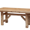Fireside Lodge Cedar Log Trestle Dining Table