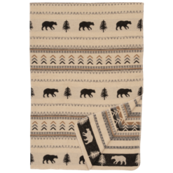 Boulder Rustic Throw by Wooded River