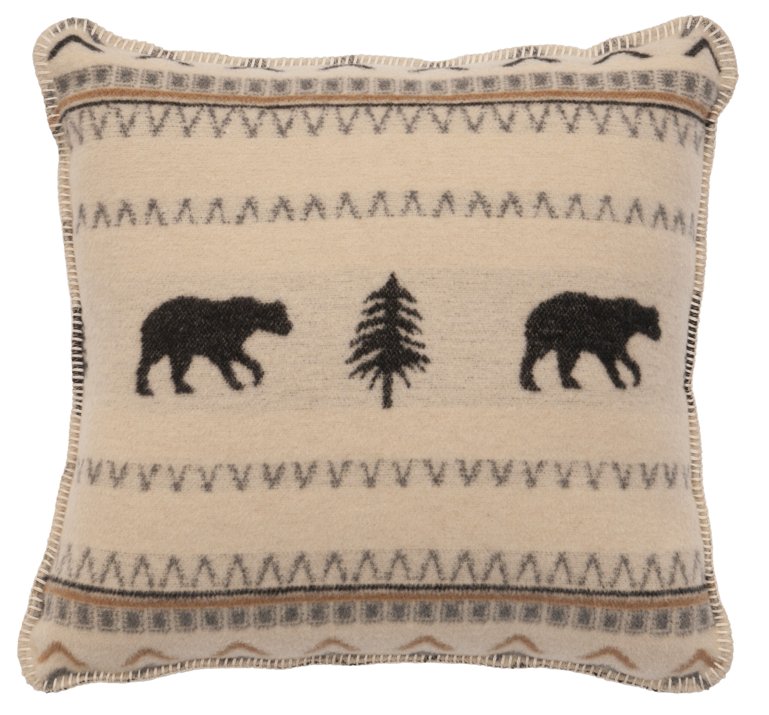 Boulder Rustic Pillow - 20X20 1 Boulder rustic pillow - 20x20