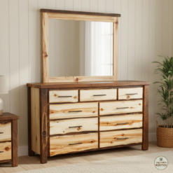 Barnwood aspen dresser