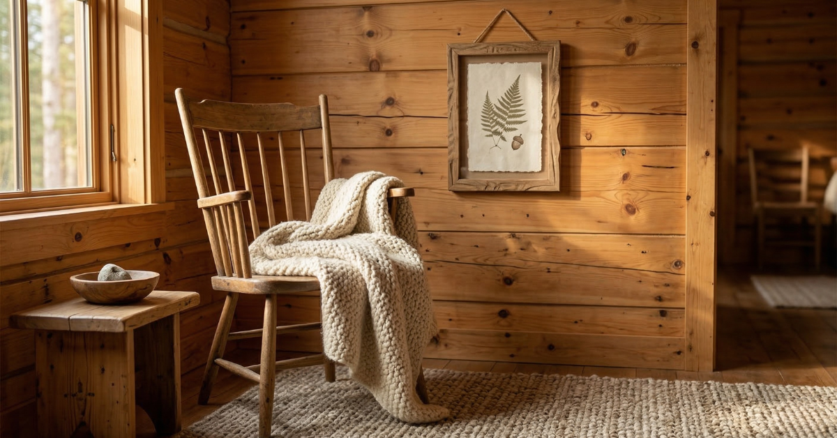 Rustic decor vignette